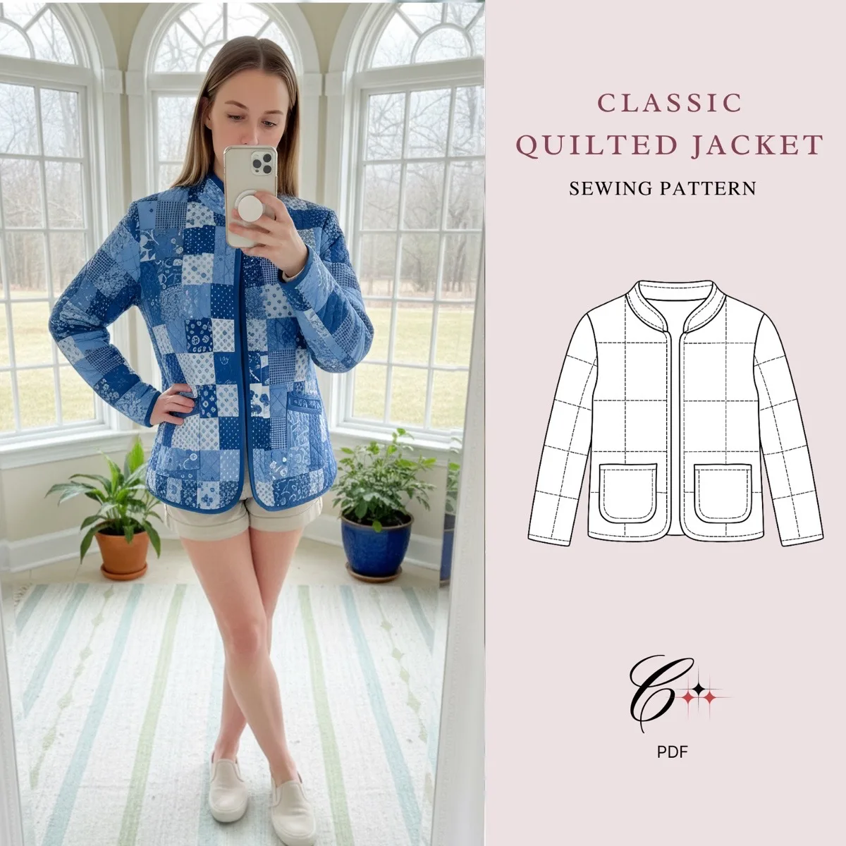 Quilted Jacket view 8